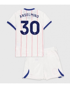 Billige Fotballdrakt Chelsea Aaron Anselmino #30 Replika Tredjedraktsett Barn 2026-27 Kortermet (med bukser)